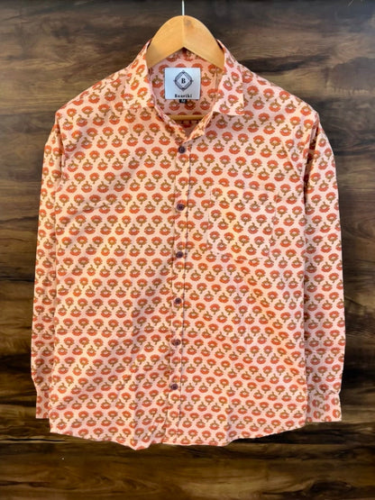 Orange Buti Printed shirt