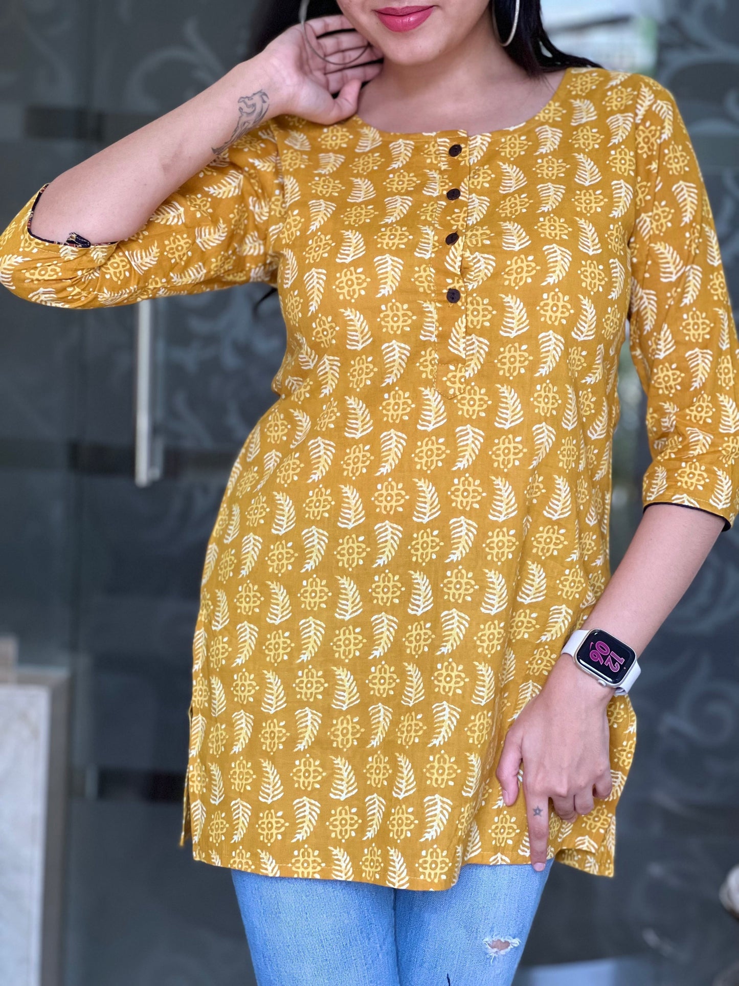 Yellow Kurti