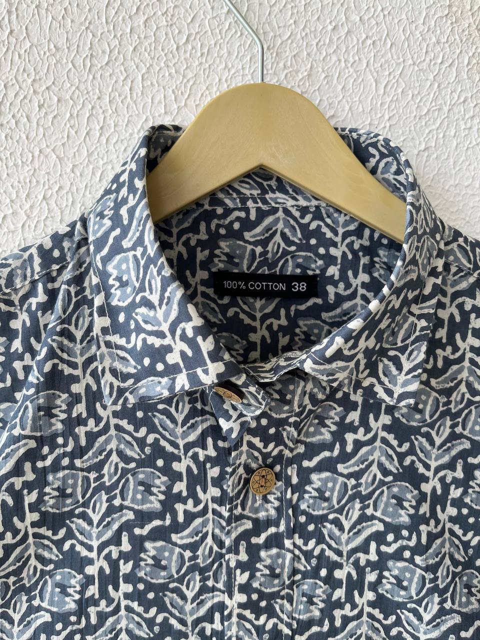 Dark blue Printed shirt